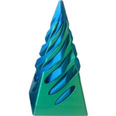 Twisty Triangles Fidget Toy - Green/Blue
